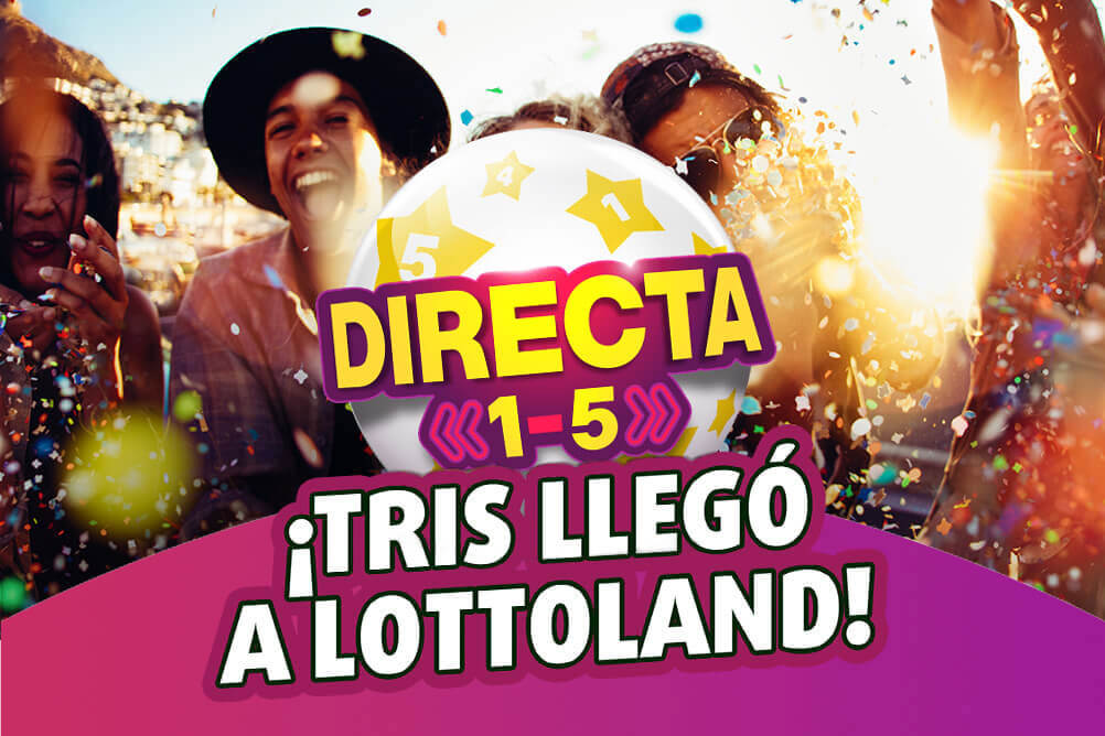 Lottoland anuncia la llegada de Tris al catálogo de loterías de la plataforma. Imágenes de un grupo de personas celebrando al fondo.